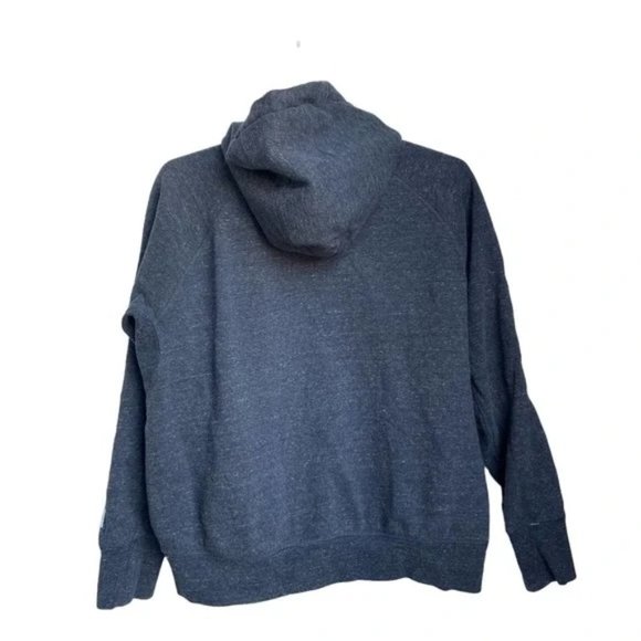 Adidas Reigning Champ Heathered Blue Long Sleeve Zip Up Hoodie Sweatshirt Large - Picture 2 of 12